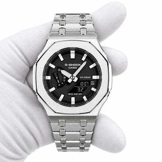 Custom Watch – Silver White