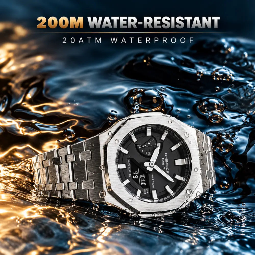 Custom Watch – Silver White