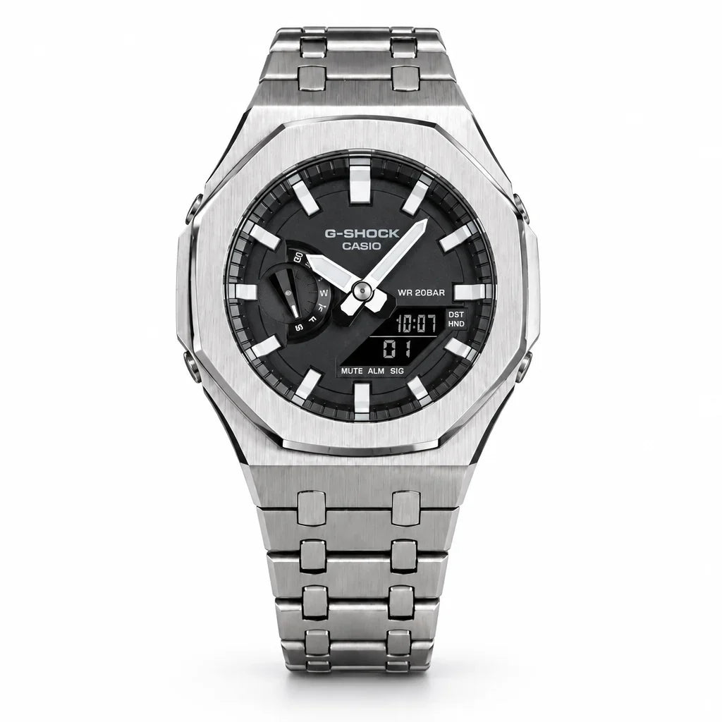 Custom Watch – Silver White