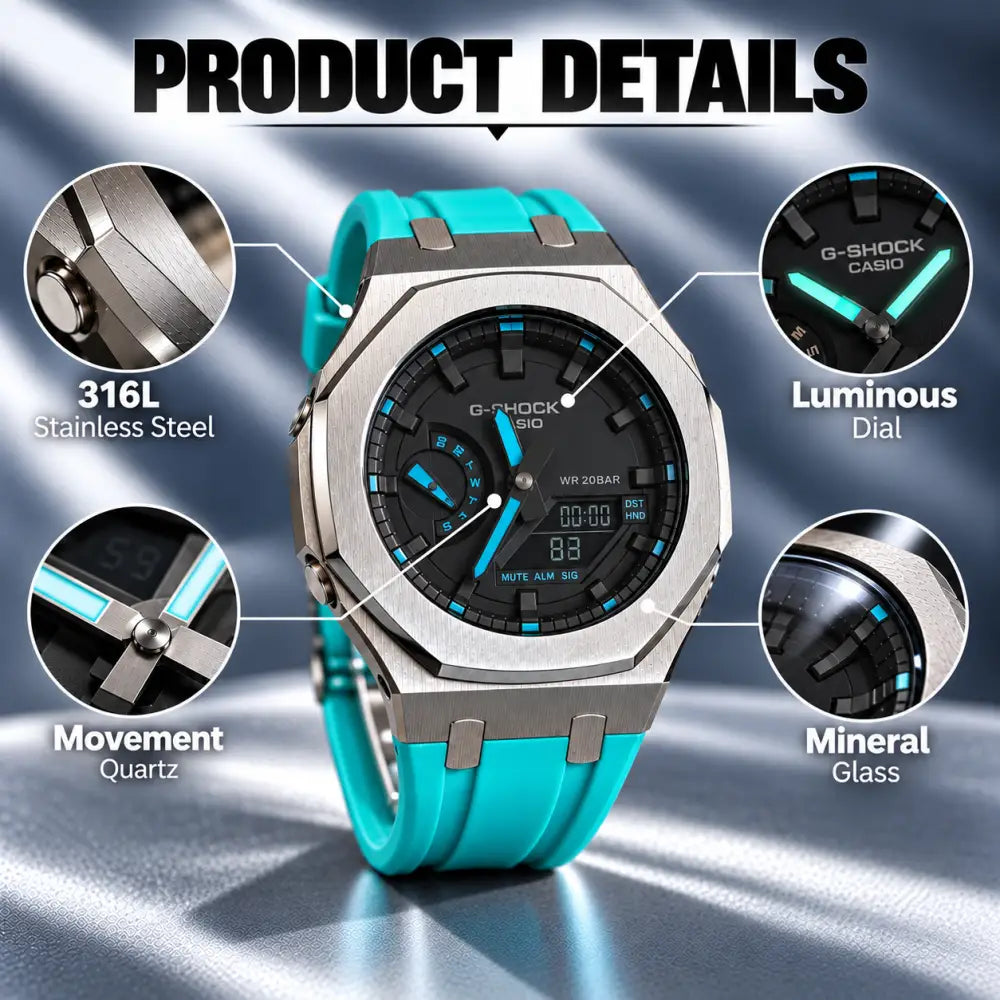 Custom Watch – Sky Blue