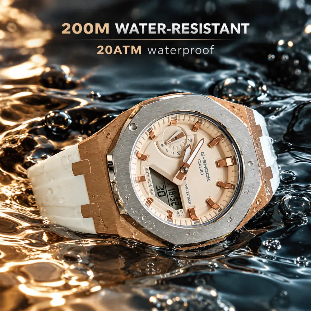 Custom Watch – White Rose Gold