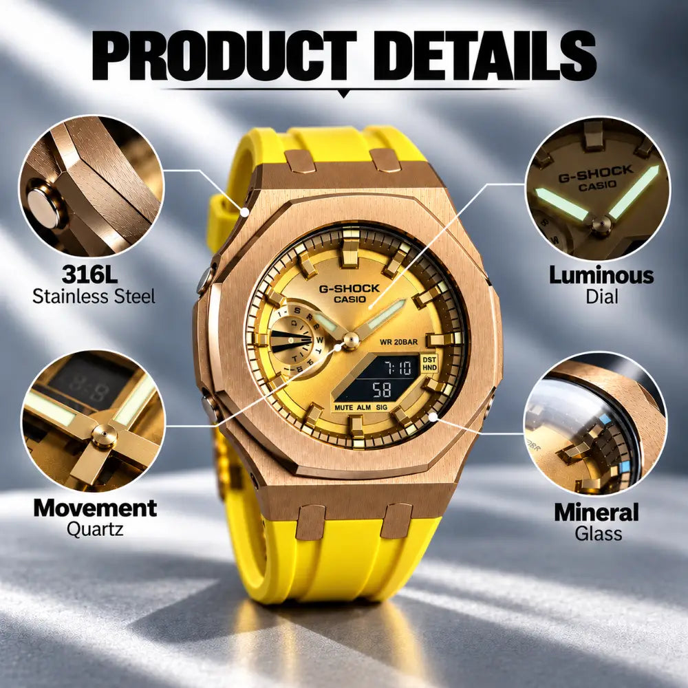 Custom Watch – Yellow Rose Gold