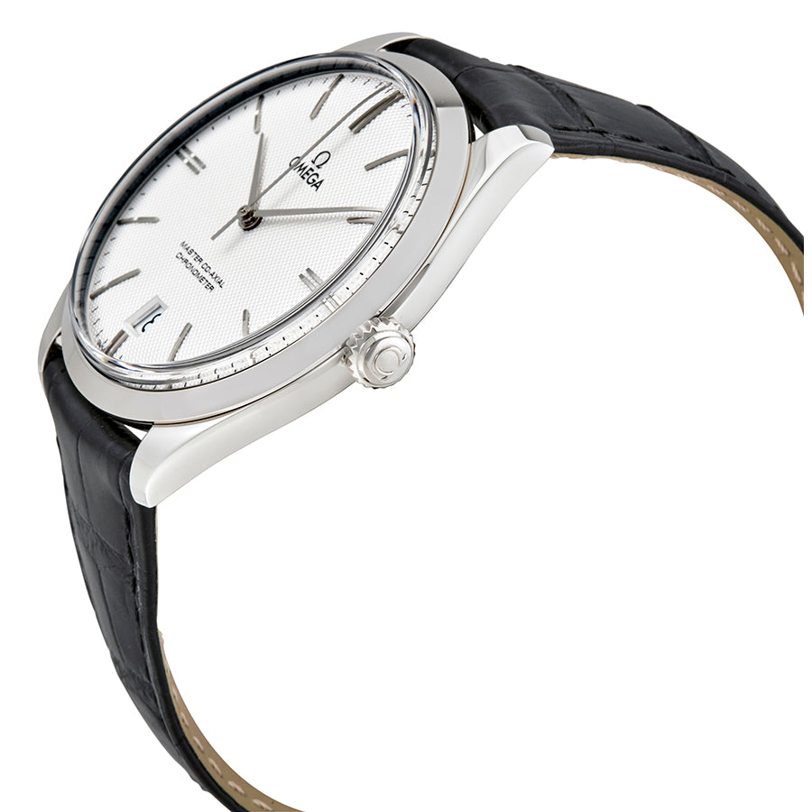 Omega De Ville Tresor Silver Dial 18k White Gold Men's Watch 43253402102004