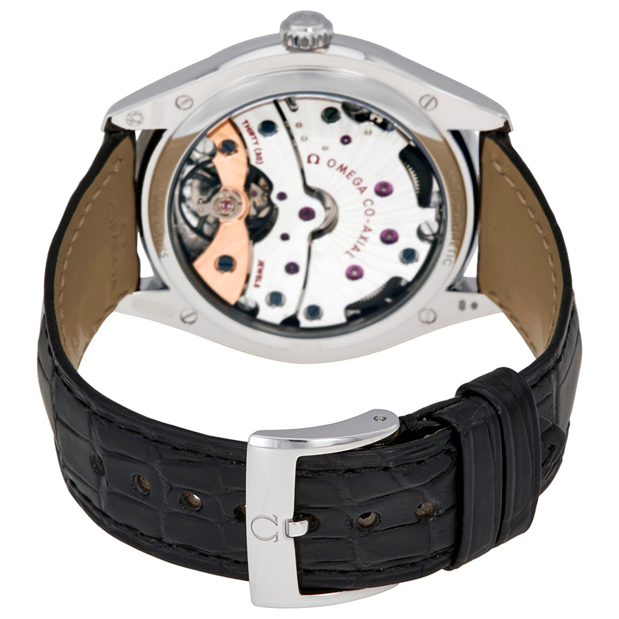 Omega De Ville Tresor Silver Dial 18k White Gold Men's Watch 43253402102004