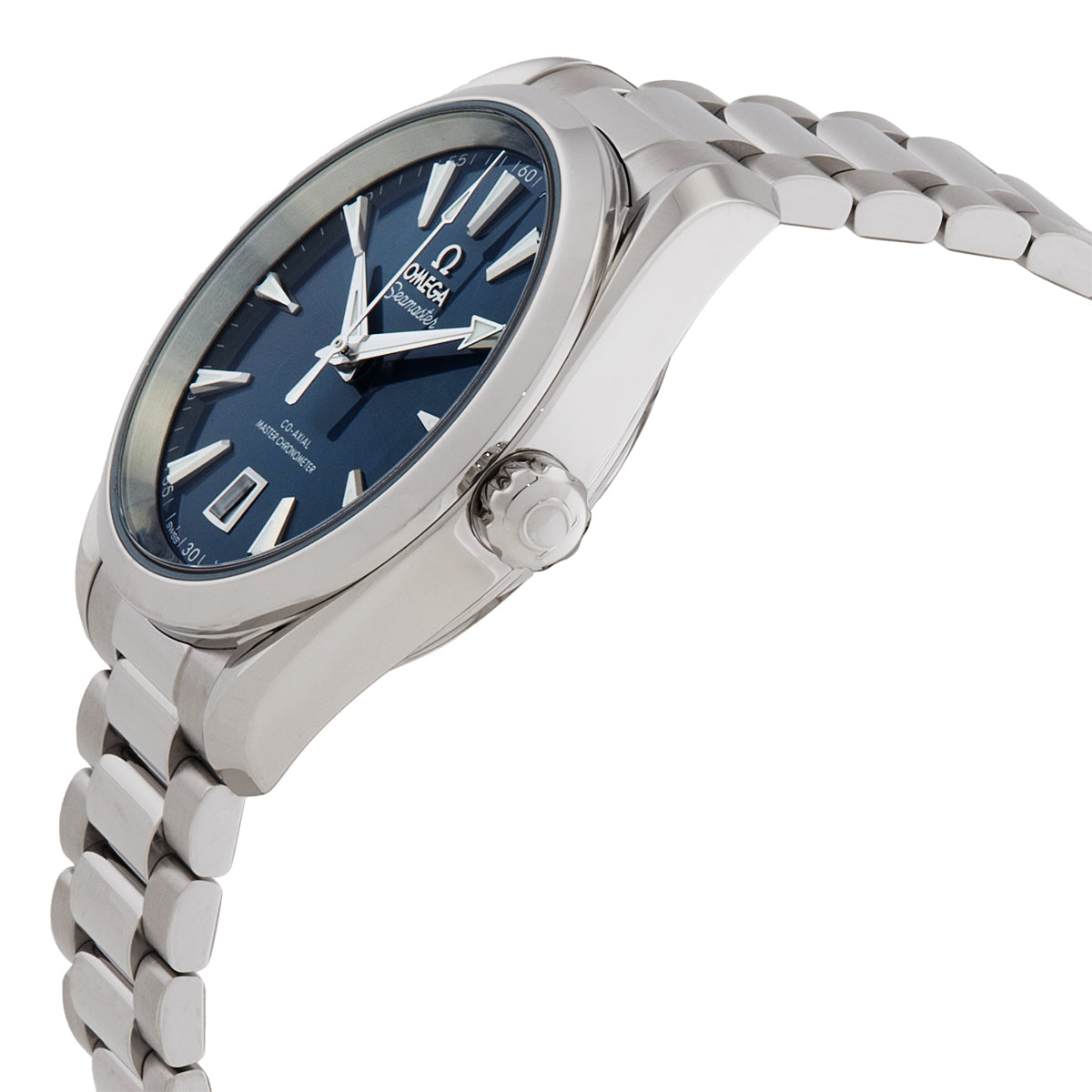 Omega Seamaster 38 Aqua Terra Automatic Chronometer Blue Dial Unisex Watch 220.10.38.20.03.003