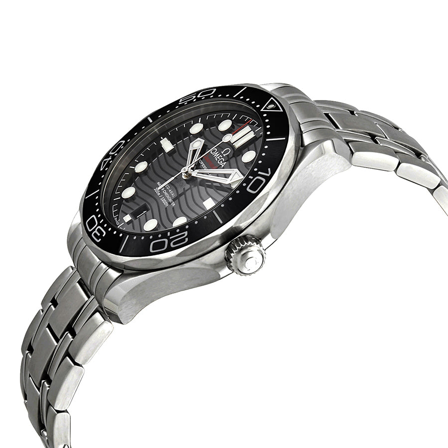 Omega Seamaster Automatic Chronometer Black Dial Men's Watch 210.30.42.20.01.001