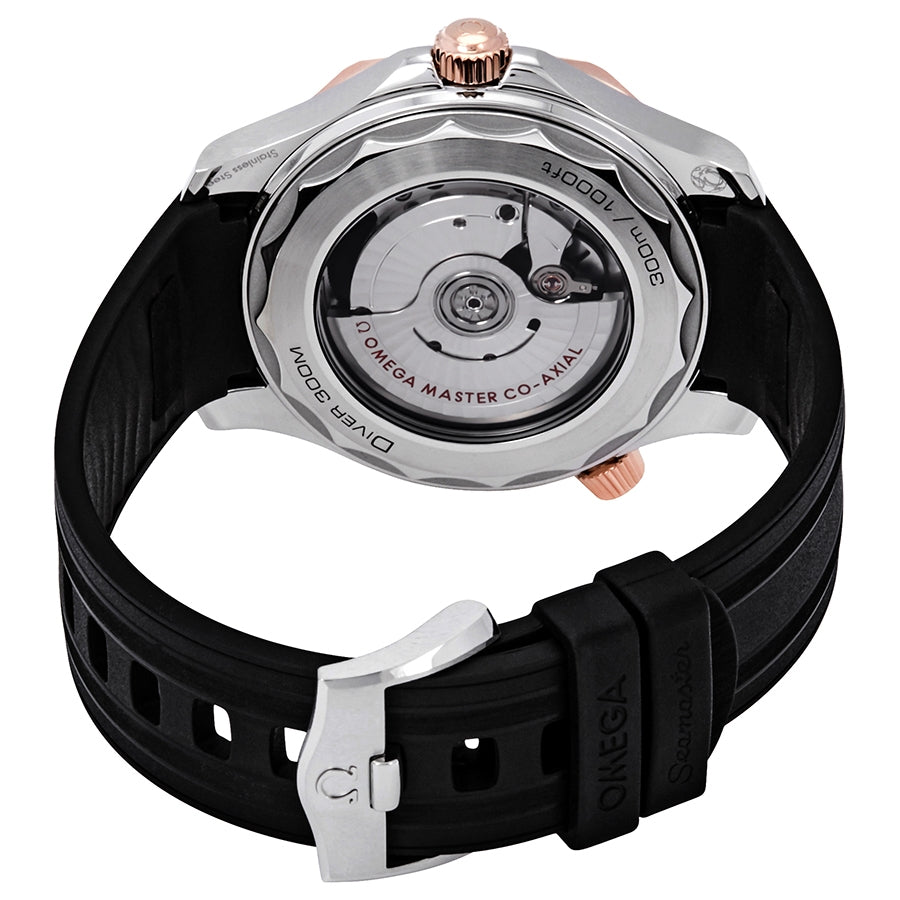 Omega Seamaster Automatic Steel & 18kt Sedna Gold Black Dial Men's Watch 210.22.42.20.01.002