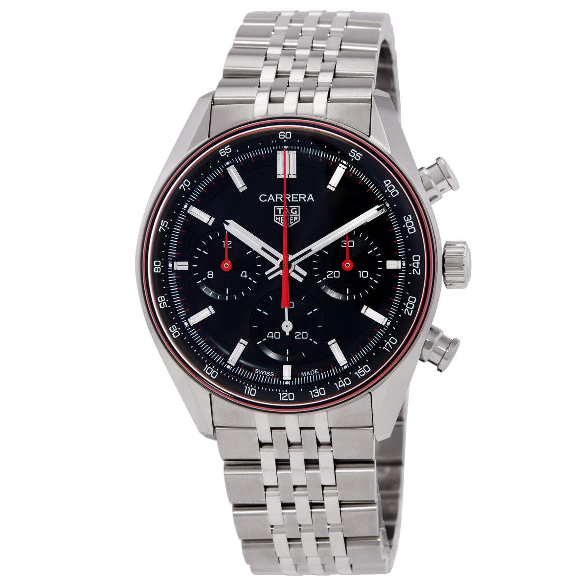 TAG Heuer Carrera Chronograph Automatic Black Dial Men's Watch CBS2114.BA0053
