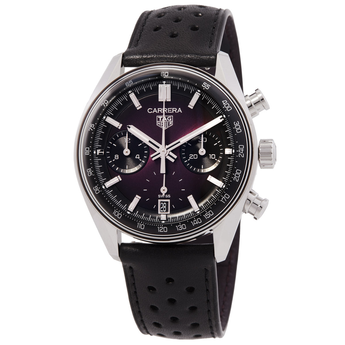 TAG Heuer Carrera Chronograph Automatic Purple Dial Men's Watch CBS2219.FC6607