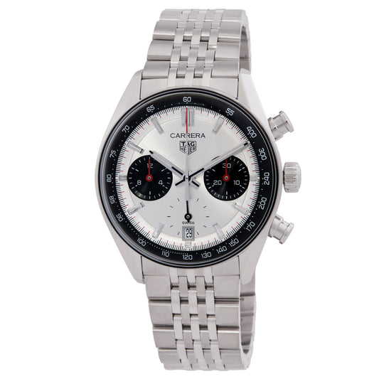 TAG Heuer Carrera Chronograph Automatic Silver Dial Men's Watch CBS2216.BA0048