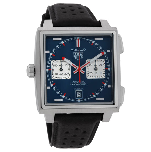 TAG Heuer Monaco Chronograph Automatic Blue Dial Watch CDW2181.FC8360
